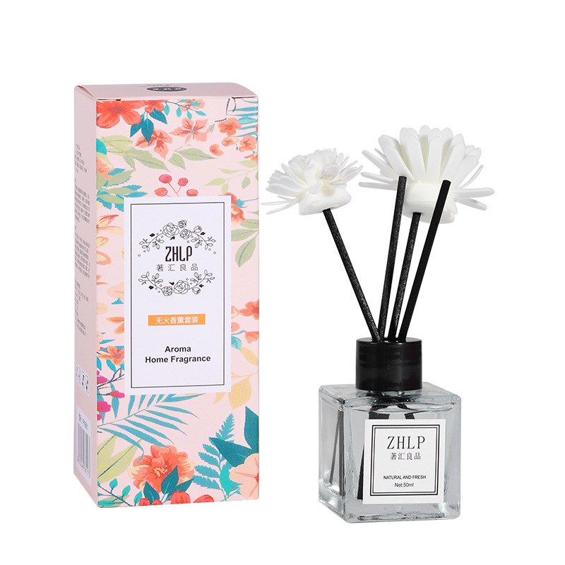 Gardenia Flameless Rattan Reed Diffuser – Long-Lasting