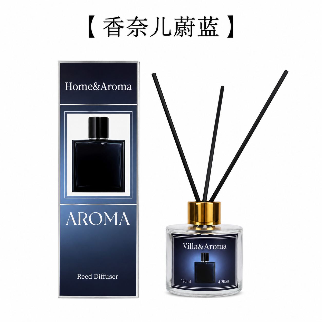 Navy Box Reed Diffuser 120ml