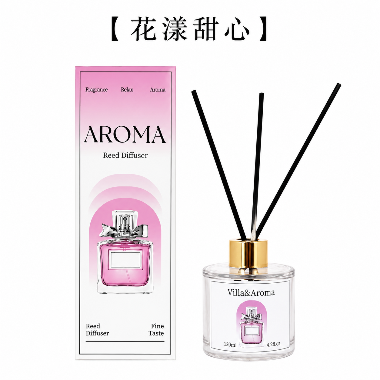 Pink Bow Box Reed Diffuser 120ml